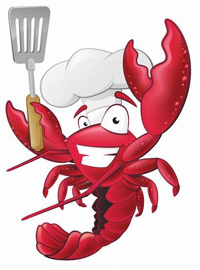 Lobster Chef Vector Spatula Cartoon Eps Format
