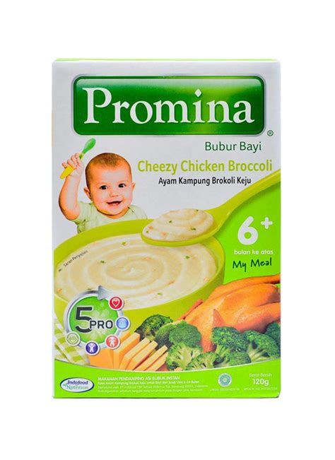 Promina silky puding, bubur tim, dan abon bayi ayam. Promina Bubur Bayi Cheezy Chiken Broccoli Box 120G ...