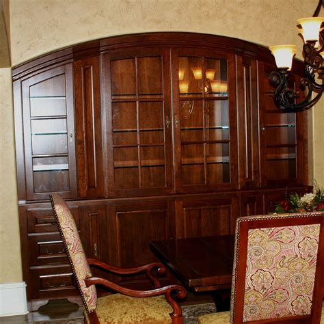 We offer a wide range of custom cabinet solutions, handmade kitchen cabinets, vanities and more. Custom Cherry Dining Room China Cabinet by Carolina Wood ...