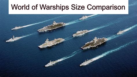 These example sentences are selected automatically from various online news sources to reflect current usage of the word 'comparison.' World of Warships Size Comparison - YouTube