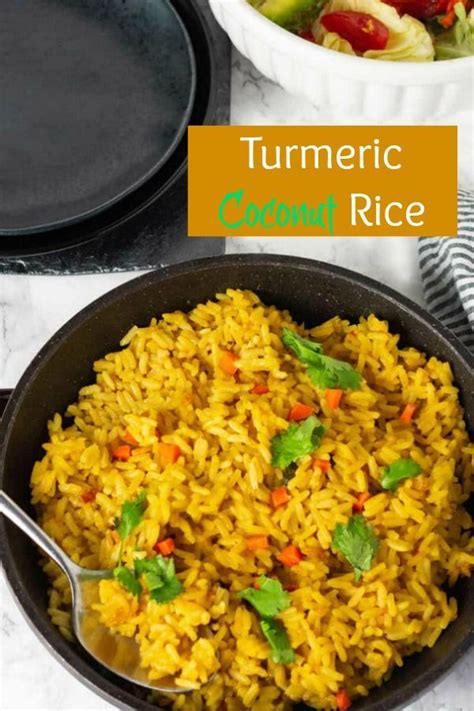 Enjoy This Delicious And Healthy Turmeric Coconut Rice For Your Next