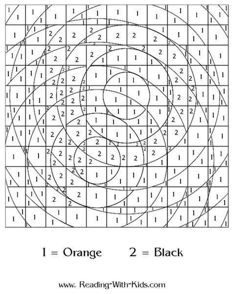 Advanced Color By Number - Coloring Pages For Kids And For Adults