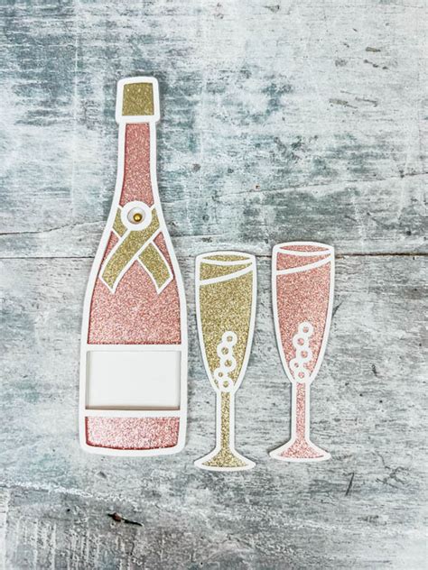 Free Layered Champagne Glass SVG Like Love Do