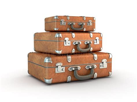 Stack Of Travel Suitcases Stock Image Image 23867291