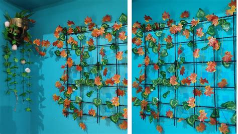 Diy Beautiful Wall Decor With Paper Youtube