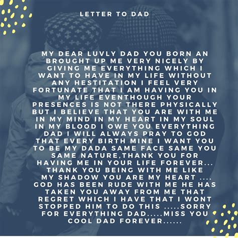 Letter To Dad Letter To Dad Lettering Cute Quotes