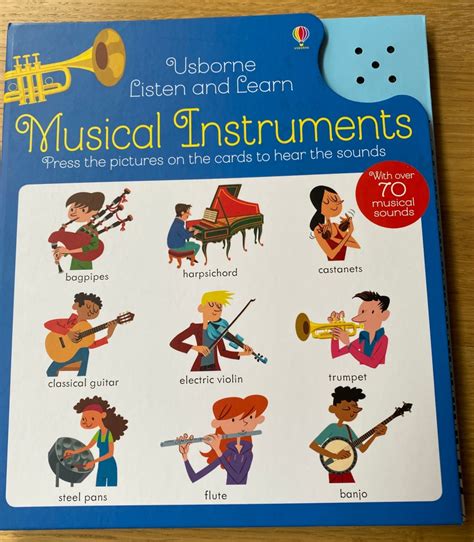 Music Book Review Usborne Listen And Learn Musical Instruments