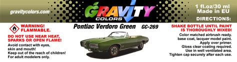 Pontiac Verdoro Green Gravity Colors