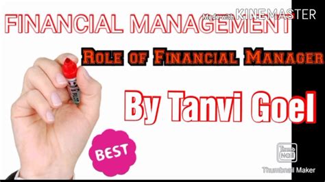 And so the role of finance manager hasalso changed.the important changes which took place are1. Role of Finance Manager(Whole Financial Management under ...