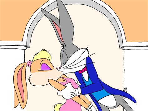 Bugs Bunny Kiss Lola Bunny At A Party By Faunafox1 Fur