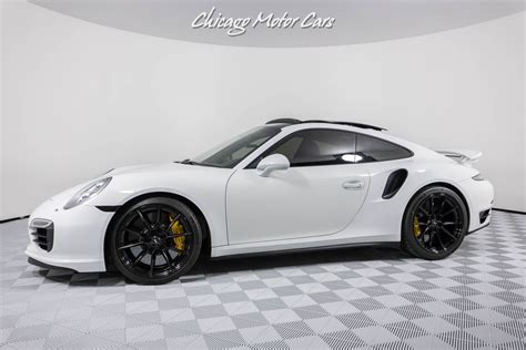 Used 2014 Porsche 911 Turbo S Coupe White Burmester High End