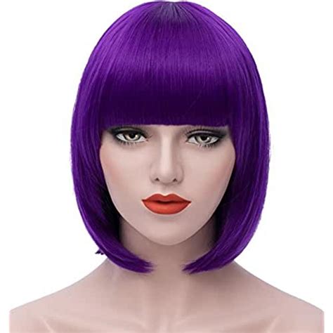 Purple Short Wig