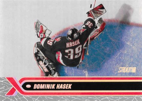 During that period he won the vezina trophy as the league's best goalie six times. Card Boarded: Dominik Hasek: 50/50 Trade Pickups