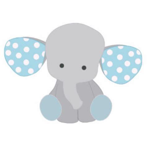 Baby Elefant Blue Free Images At Vector Clip Art Online