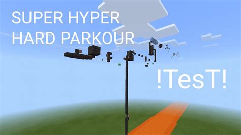 Super Hyper Hard Parkour Test Minecraft Parkour Youtube