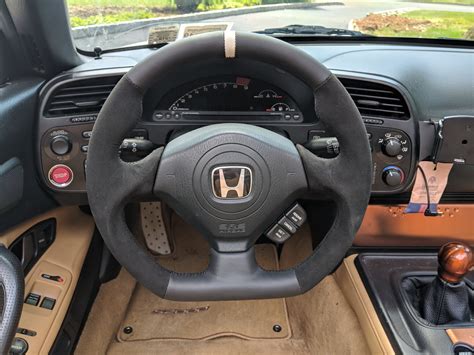 Custom Flat Bottomed Steering Wheel From Redline Goods S2ki Honda