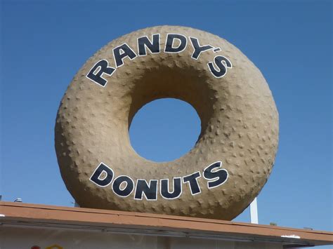 The Well Known Los Angeles Landmark — A Giant Donut Perched Atop The