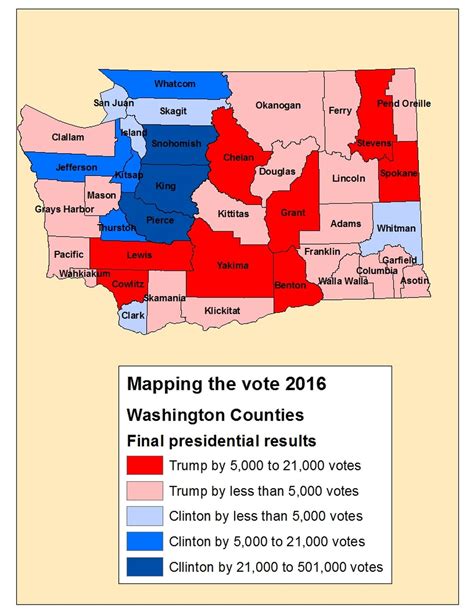Elway Poll Washington Trump Counties Clinton Counties Not So Different The Spokesman Review