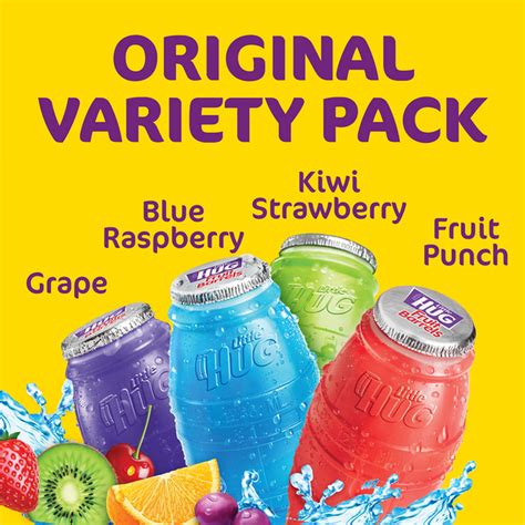 Little Hug Fruit Barrels Original Kids Drinks Variety Pack 8 Fl Oz