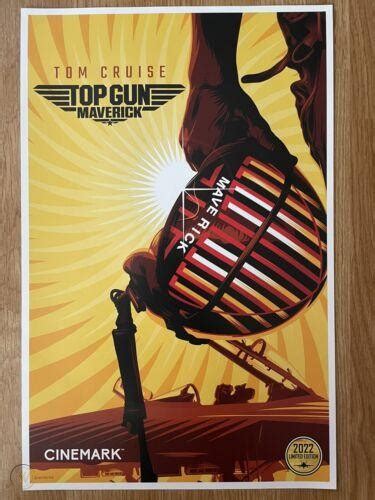 Top Gun Maverick 2022 Tom Cruise 11x17 Cinemark Movie Poster