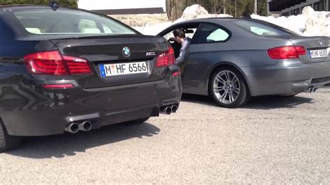 Can't choose between them since i love both of them. BMW M5 (F10) vs M3 (E92) Exhaust Comparison Soundoff - YouTube