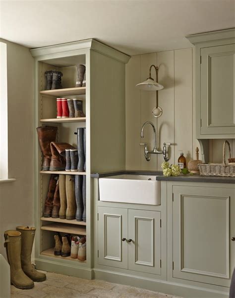 B.styled interiors/life kitchens) of course, not everyone has space for both, but you can get the best of both worlds by combining boot room and utility room ideas , as in this design from b.styled interiors using cabinetry from life kitchens. Boot room | Mudroom laundry room, Utility room storage, Home