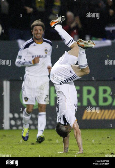 Robbie Keane Goal And David Beck La Galaxy Carson Los Angeles California