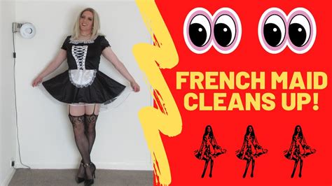 French Maid Cleans Up Young Crossdresser Youtube