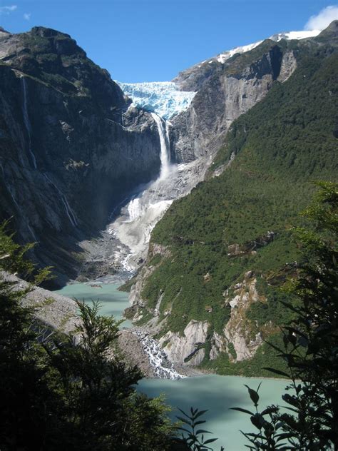 Ventisquero Colgante Hanging Glacier Falls Queulat National Park