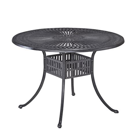 Home Styles Largo 42 Inch Round Outdoor Dining Table