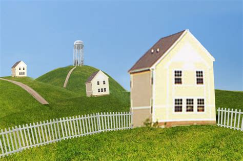 Heres A Higher Quality Version Of The Iconic Houses On A Hill Picture