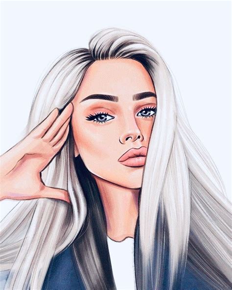 Lovely 💕 Uploaded By Mone🐾💄🧜‍♀️ On We Heart It Beautiful Girl Drawing Girl Drawing