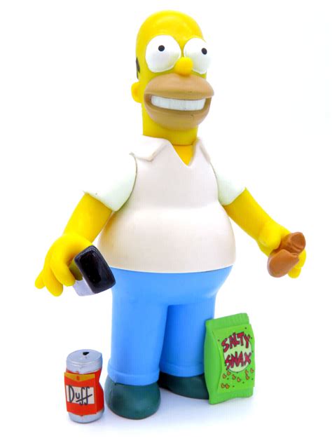 The Simpsons Figure 2000 Homer Simpson Playmates World Of Springfield Vtg Ebay