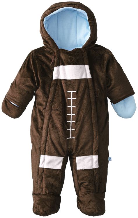 Wippette Baby Boys Newborn Velboa Football Pram Clothing
