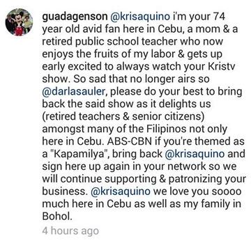 Kris aquino was born in quezon city, philippines, to the late former philippine president corazon c. Kris Aquino: "ABS-CBN no longer wants me." | PEP.ph