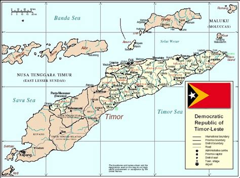 Mapas Geográficos De Timor Leste