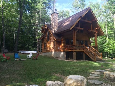 Maine Log Cabin Uma Mistura Perfeita De Woods E Água 4348552