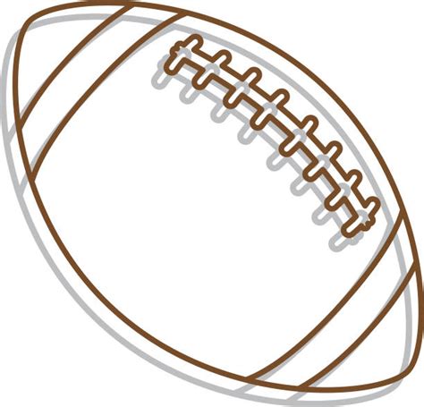 Football Outline Illustrations Royalty Free Vector Graphics And Clip Art