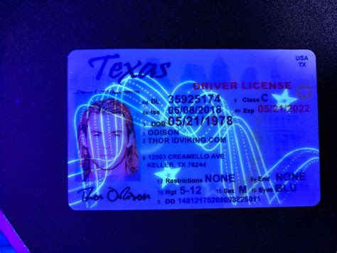 Texas Tx Drivers License Scannable Fake Id Idviking Best
