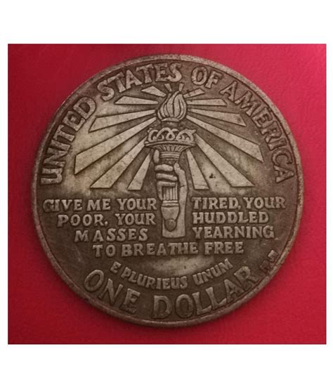 Usa Ellis Island Gateway To America One Dollar 1906 Coin Buy Usa Ellis