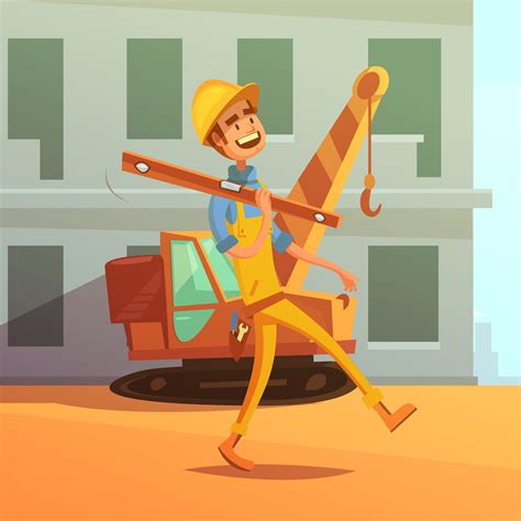 Builder And Construction Illustration 478295 Vector Art At Vecteezy