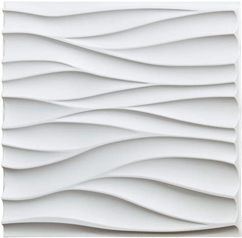 Pack of 12 Wave Pattern Wall Panels 3D Textured Wall Tiles 32.29 Sq.Ft