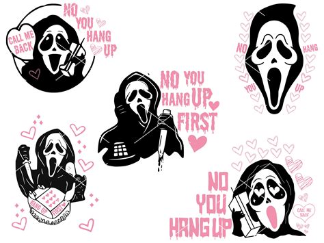 Scream Svg Ghost Face Svg Scream You Hang Up Svg Scream Ghost Etsy