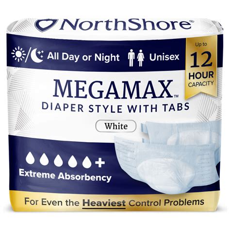Super Absorbent Adult Diapers With Tabs I Northshore