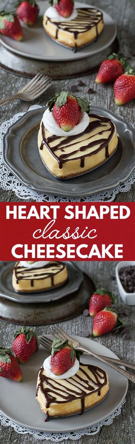 Heart Shaped Classic Cheesecake