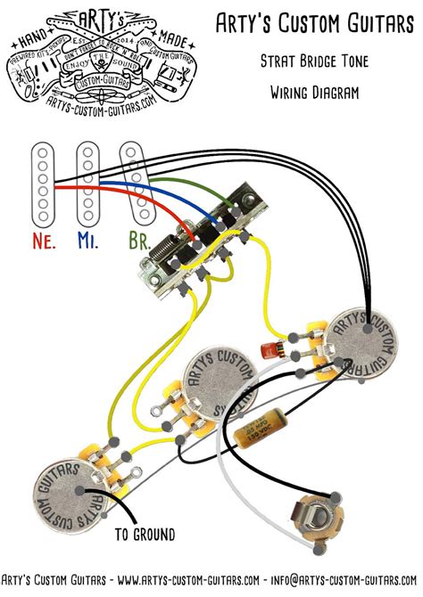 Fender Stratocaster Bridge Tone Control Wiring Diagram