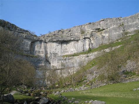 After 200 Years The Normally Dry Malham Cove Has Been Turned Into A