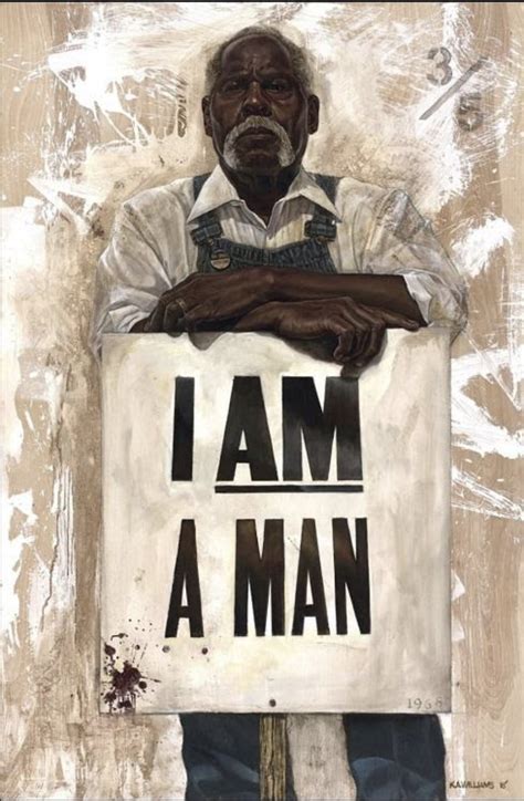 williams kevin “wak ” i am a man lithograph 2018 greene county african american museum