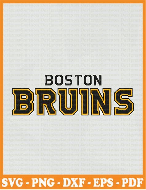 Boston Bruins Nhl Svg 02 Svg Dxf Cricut Silhouette Cut Etsy