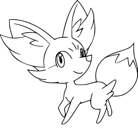 Funfrance est le spécialiste en dessins de dessin animé pour les meilleurs coloriages de pokemon en téléchargement gratuit pour enfants et pour adultes. Coloriage Feunnec Pokemon à imprimer